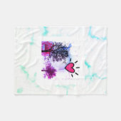 Hartelijk fleece deken (Voorkant (Horizontaal))