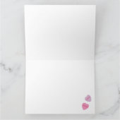 Hartelijk foto Gelukkig Valentijnsdag Snoep Harten Kaart (Binnen)