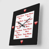 Hartelijk foto-Lijst wandklok (Hoek)