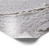 Hartelijk gedraaid in zand bij Beach w Starfish Sj Foto Afdruk (Hoek)