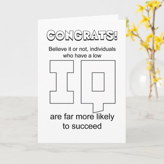 Hartelijk gefeliciteerd afgestudeerde kaart (Gele Bloem)