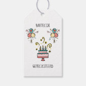 Hartelijk Gefeliciteerd | Happy Birthday Cadeaulabel (Voorkant)