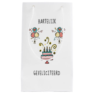Hartelijk Gefeliciteerd | Happy Birthday Klein Cadeauzakje