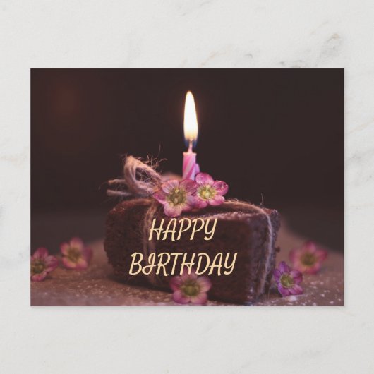 Hartelijk gefeliciteerd met je verjaardag briefkaart (Voorkant)