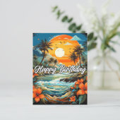 Hartelijk gefeliciteerd met je verjaardag briefkaart (Staand voorkant)