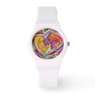 Hartelijk gekleurd design voor aangepaste horloge
