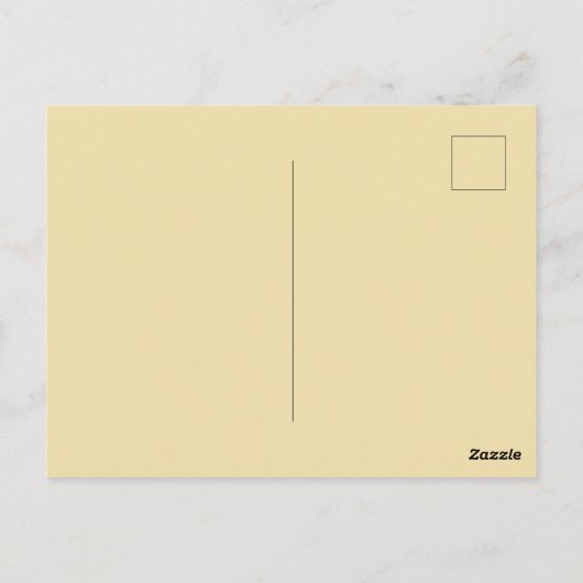 Hartelijk gepersonaliseerd goud briefkaart (Achterkant)