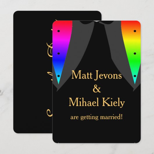 Hartelijk geploeteerd met pride Gay Weddenschap sp Kaart (Voorkant / Achterkant)