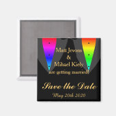 Hartelijk geploeteerd met pride Gay Weddenschap sp Magneet (Voorkant / Achterkant)