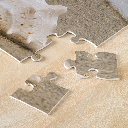 Hartelijk gevoel voor zand-strand puzzel legpuzzel (Zijkant)