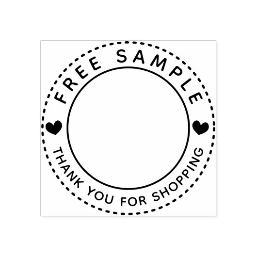 Hartelijk gratis monster bedankt voor je winkelen rubberstempel (Afrduk)