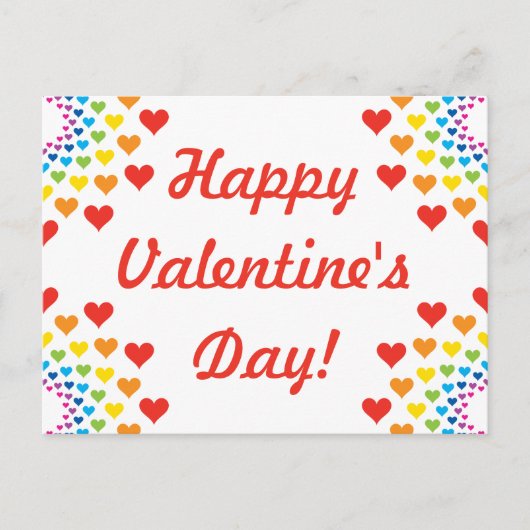 Hartelijk hart - Fijne Valentijnsdag! Feestdagenkaart (Voorkant)