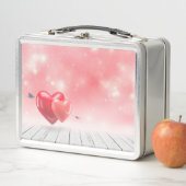 Hartelijk liefde Valentijnsdag Achtergrondpijl roz (In situ)