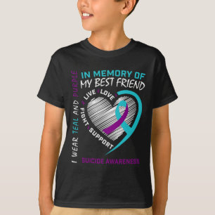 Hartelijk nagedachtenis aan de beste vriend die zi t-shirt