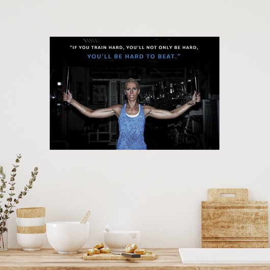 Hartelijk om te slaan poster (Keuken)