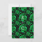 Hartelijk Overvloedige Elegante Bruiloft Save The Date (Achterkant)