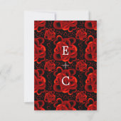 Hartelijk Overvloedige Elegante Bruiloft Save The Date (Achterkant)
