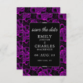 Hartelijk Overvloedige Elegante Bruiloft Save The Date (Voorkant / Achterkant)