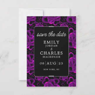 Hartelijk Overvloedige Elegante Bruiloft Save The Date