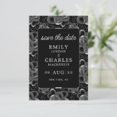 Hartelijk Overvloedige Elegante Bruiloft Save The Date (Staand voorkant)