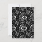 Hartelijk Overvloedige Elegante Bruiloft Save The Date (Achterkant)