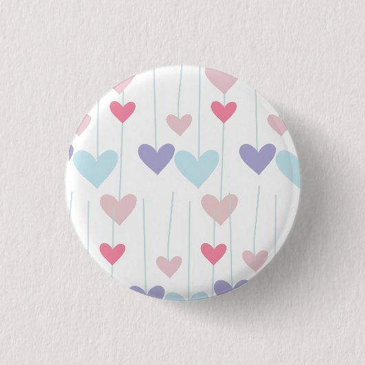 Hartelijk,  ronde button 3,2 cm (Voorkant)