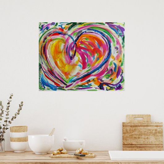 Hartelijk schilderen Poster Prints (Keuken)