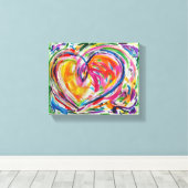 Hartelijk schilderwerk voor schilderkunst canvas afdruk (Insitu (Houten vloer))
