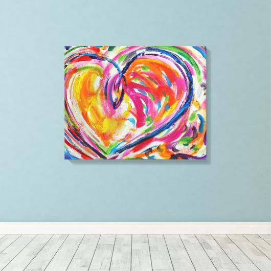 Hartelijk schilderwerk voor schilderkunst canvas afdruk (Insitu (Houten vloer))