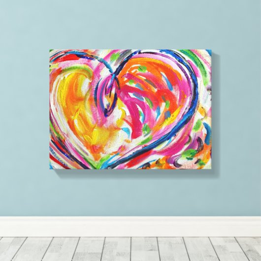 Hartelijk schilderwerk voor schilderkunst canvas afdruk (Insitu (Houten vloer))