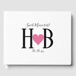 Hartelijk Trouwtypografie Gastboek Gastenboek