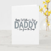 Hartelijk Vaderdag Script Kaart (Gele Bloem)