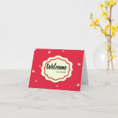 Hartelijk welkom in het gast Briefkaart (Gele Bloem)