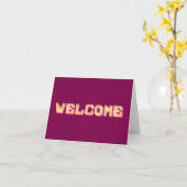 Hartelijk welkom in het gast Briefkaart (Gele Bloem)
