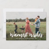 hartelijk welkom kerstfeestdag feestdagenkaart (Voorkant)