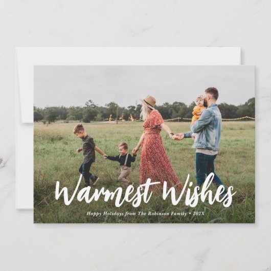 hartelijk welkom kerstfeestdag feestdagenkaart (Voorkant)