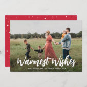 hartelijk welkom kerstfeestdag feestdagenkaart (Voorkant / Achterkant)