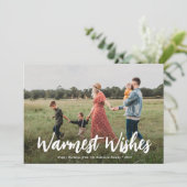 hartelijk welkom kerstfeestdag feestdagenkaart (Staand voorkant)