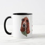 Hartelijk werk voor mijn Basset Hound Dog Mok (Links)