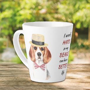 Hartelijk werk voor mijn beagle latte mok