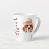 Hartelijk werk voor mijn beagle latte mok (Rechterhoek)