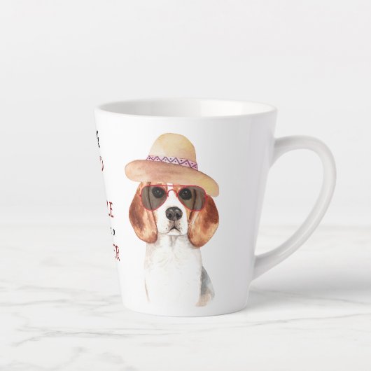 Hartelijk werk voor mijn beagle latte mok (Rechts)