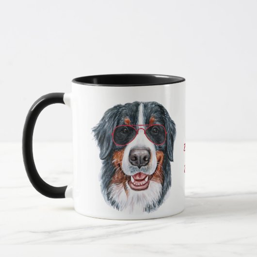 Hartelijk werk voor mijn Bernese Mountain Dog Mok (Links)