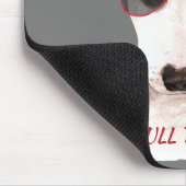 Hartelijk werk voor mijn bull Terrier Muismat (Hoek)