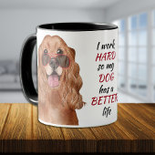 Hartelijk werk voor mijn Cocker Spaniel Dog Mok