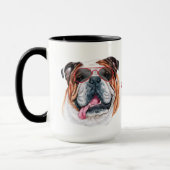 Hartelijk werk voor mijn hond mok (Links)