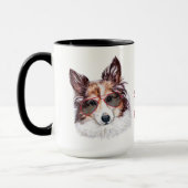 Hartelijk werk voor mijn Shetland Sheepdog Mok (Links)