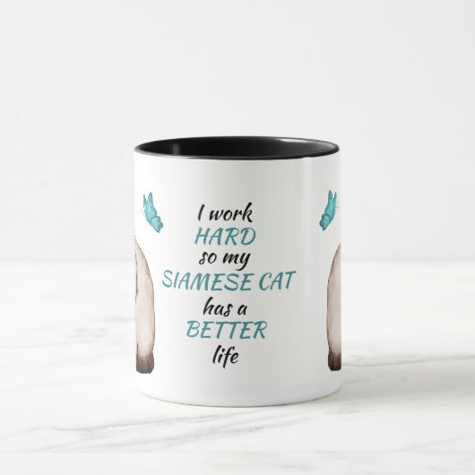 Hartelijk werk voor mijn Siamese Cat-Mok Mok (Midden)