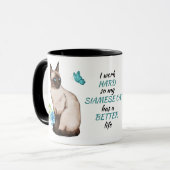 Hartelijk werk voor mijn Siamese Cat-Mok Mok (Voorkant links)