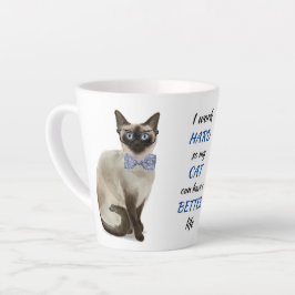 Hartelijk werk voor mijn Siamese kat Latte Mok